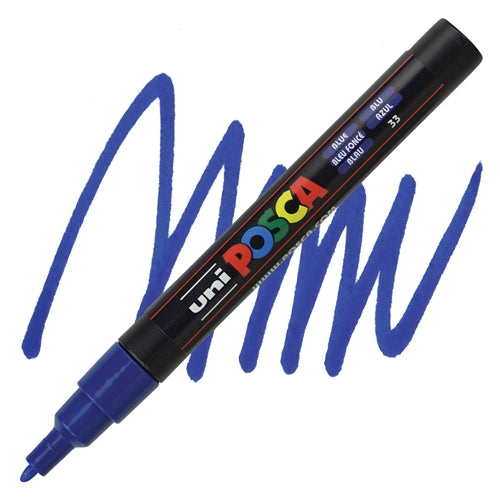 Posca Pc-3M Blue Bullet Tip Paint Marker