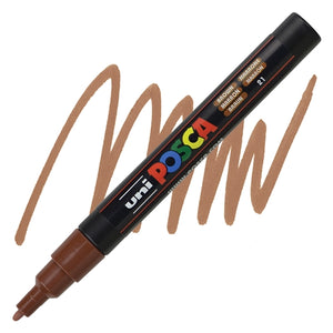 Posca Marker 3M Brown Bullet Tip Paint Marker