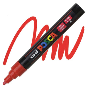 Posca Pc-5M Red Paint Marker