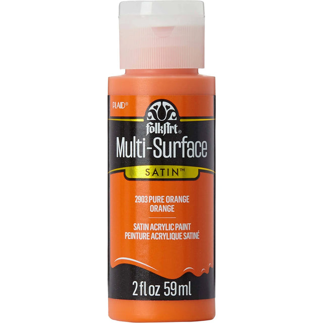 FolkArt Multi-Surface Acrylic 59ml - Pure Orange