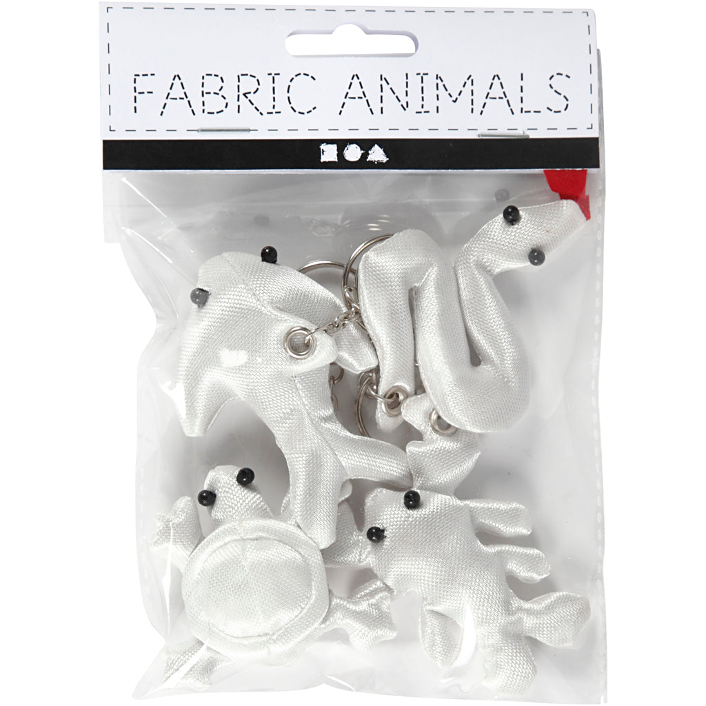 Fabric Figures with key rings
