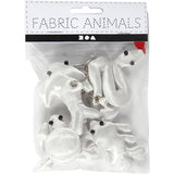 Fabric Figures with key rings