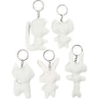 Fabric Figures with key rings