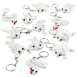Fabric Figures with key rings