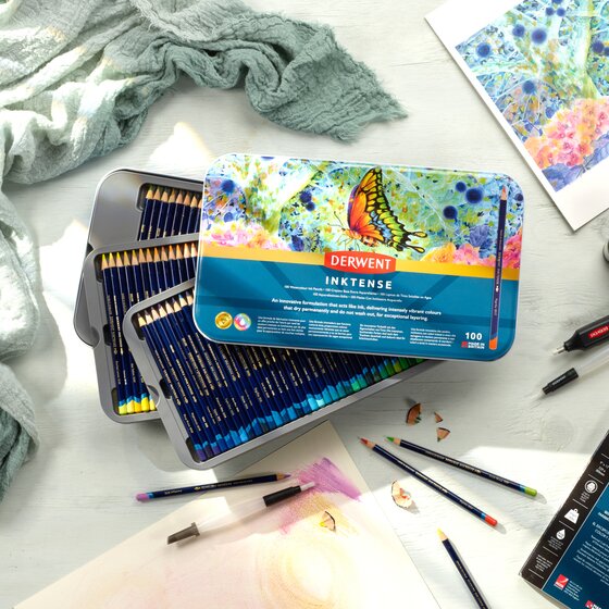 Derwent Inktense Pencils - 100 Tin