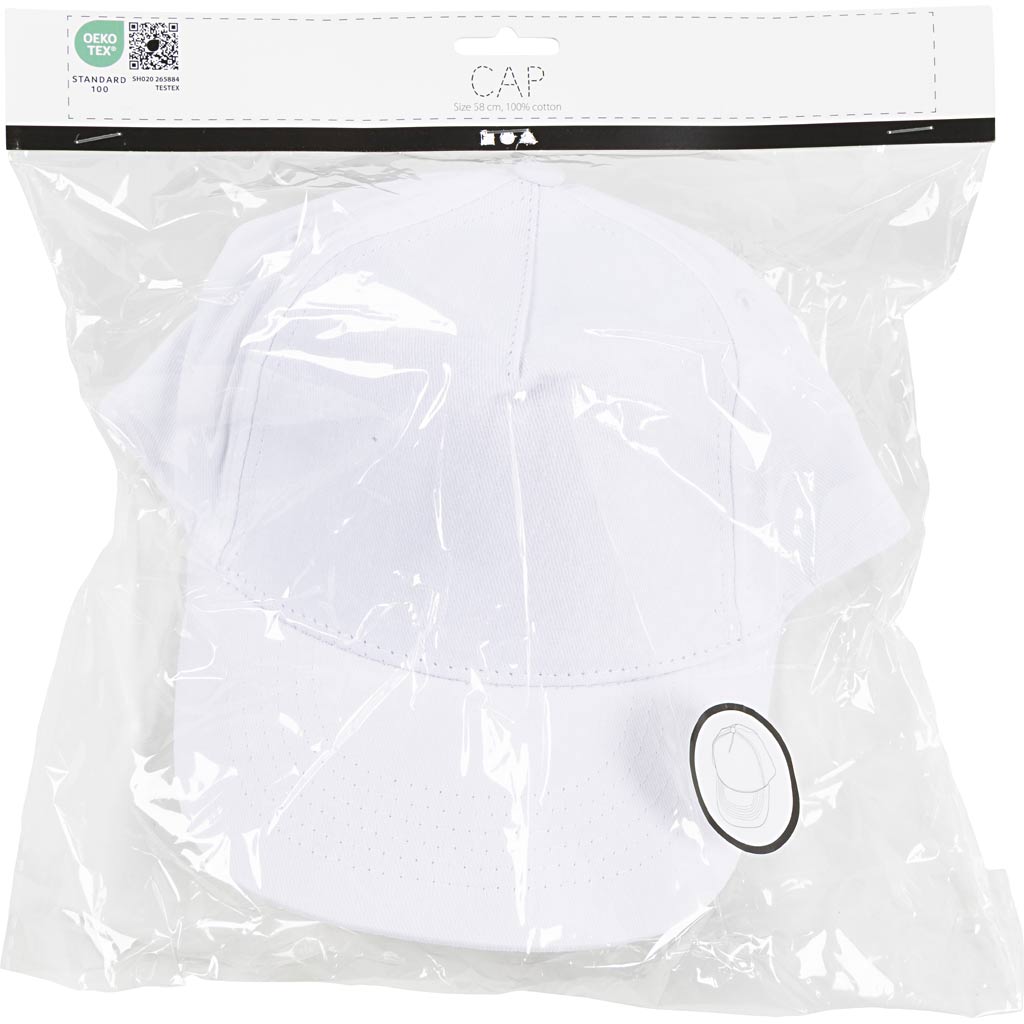 Cap Size 58cm - White