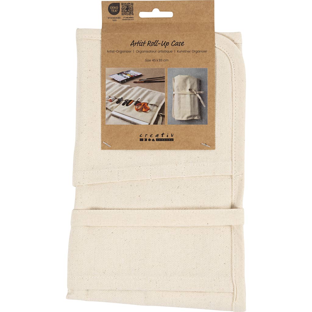 Artist Roll Up Organizer Case 45x33cm 300g - Light Natural