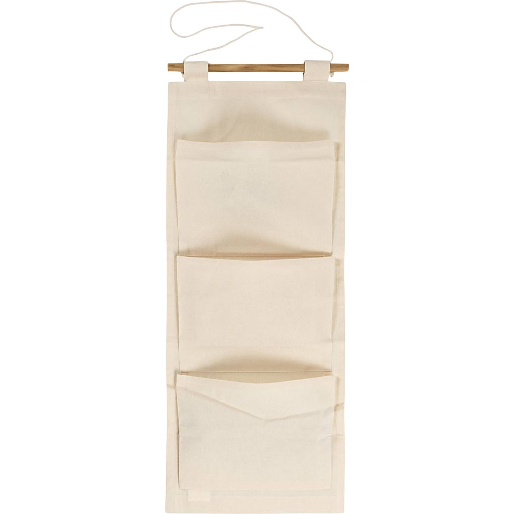 Hanging Organiser H:75cm W:30cm 145g - Light Natural