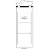 Hanging Organiser H:75cm W:30cm 145g - Light Natural