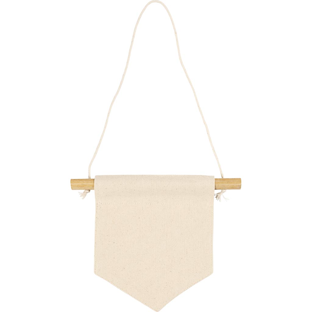 Wall Banner Pointed shape H:165cm W:15cm 300g - Light Natural (2 Pack)