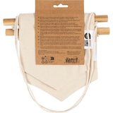 Wall Banner Pointed shape H:165cm W:15cm 300g - Light Natural (2 Pack)
