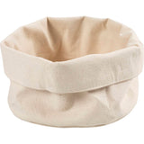 Fabric Baskets H:14/5cm Dia. 20 cm Natural (2 Pack)