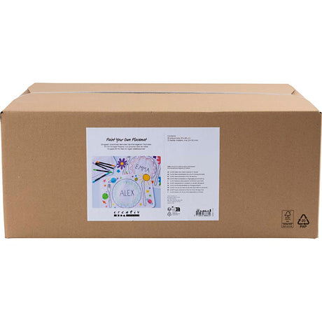 Group Craft Kit - Paint Your Own Placemats (30 Pieces)