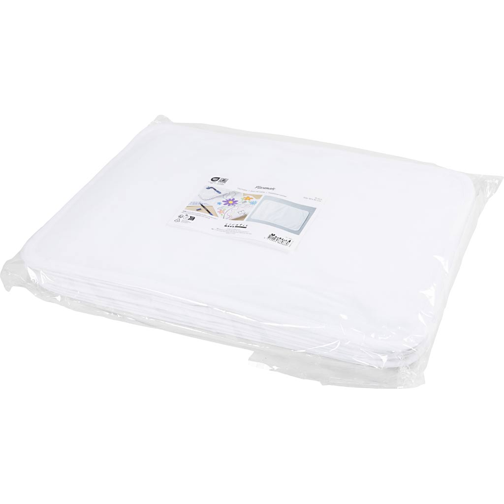 Placemats 30x45cm 145g - White (10 Pack)