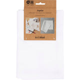 Fabric Napkins Size 42x42cm 145g - White (4 Pack)