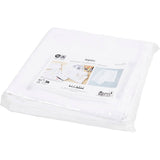 Fabric Napkins Size 42x42cm 145g - White (12 Pack)