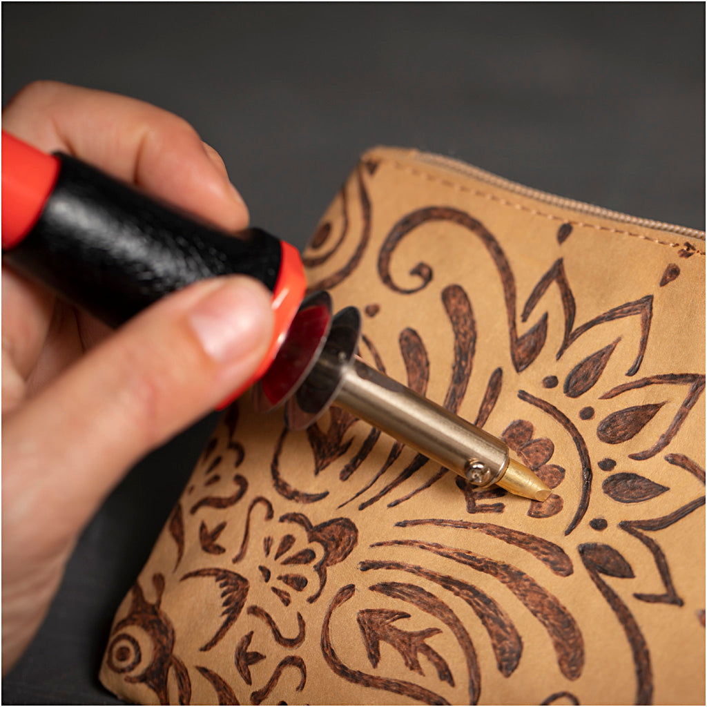 Faux Leather Clutch Bag