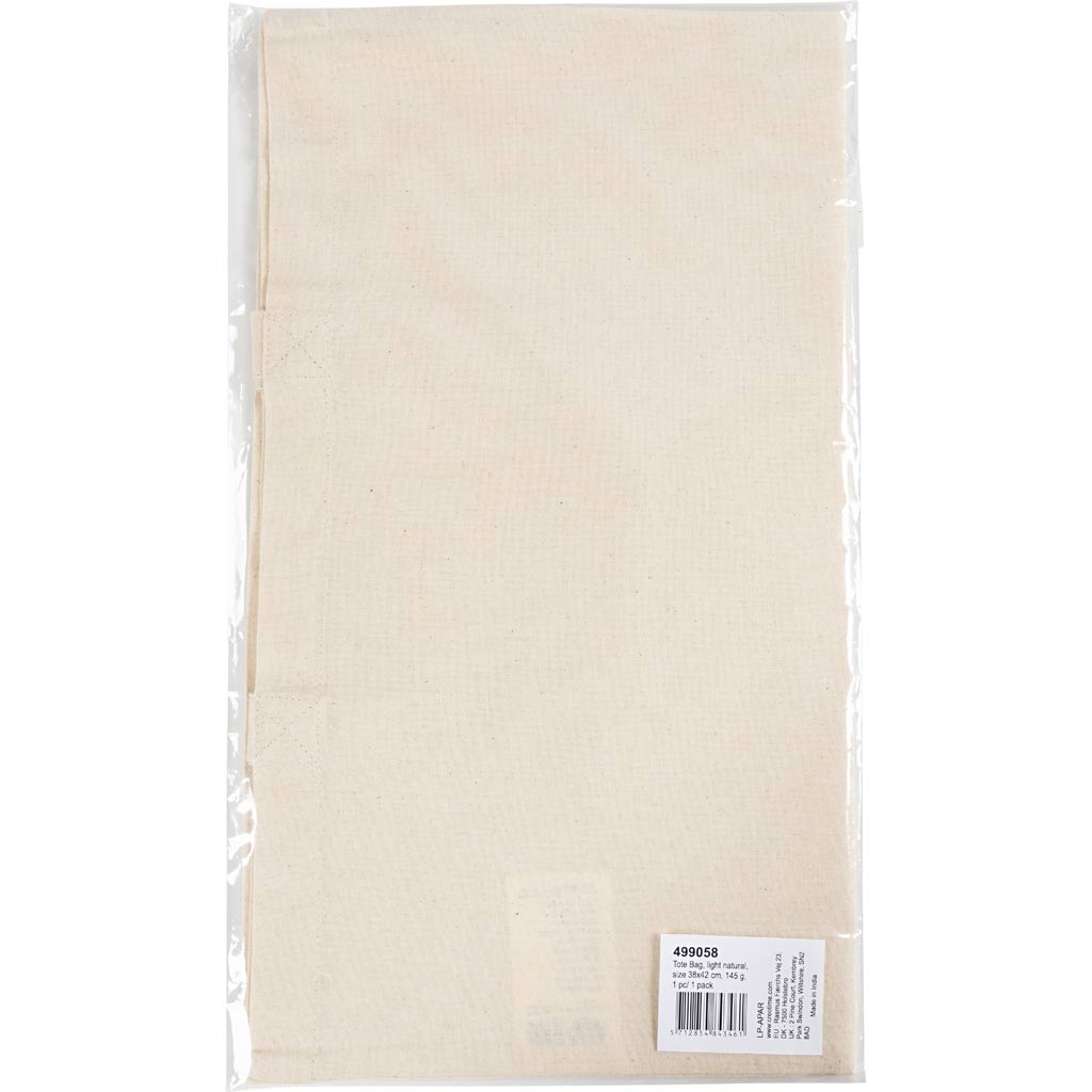 Tote Bag Size 38x42cm 145g - Light Natural