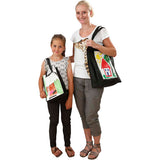 Bag with Plastic Front