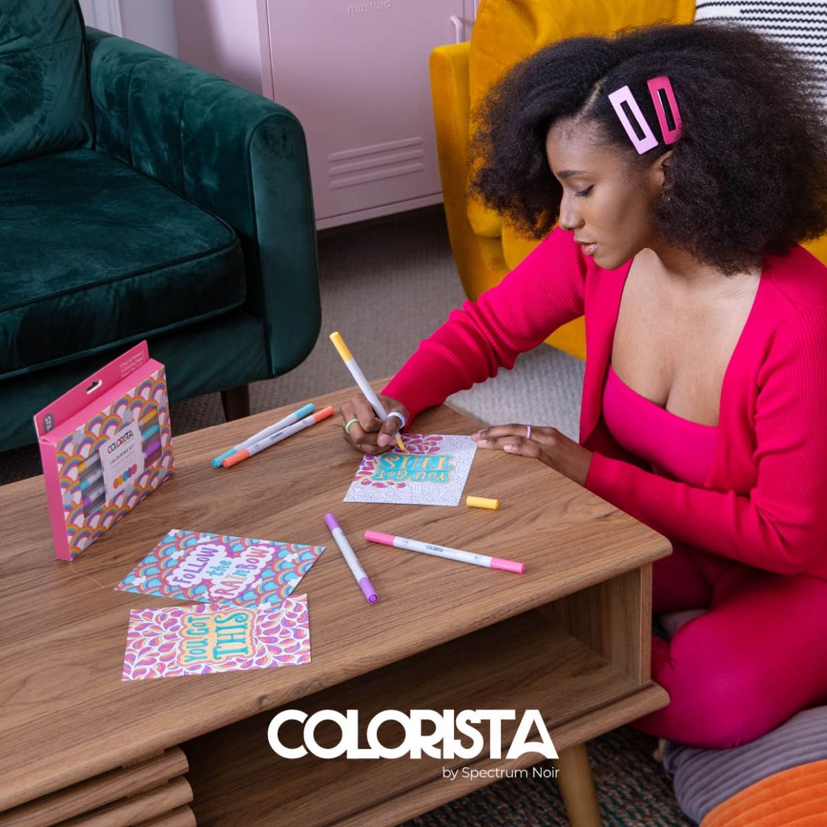 Colorista - Colouring Kit - Mindfully Calm 12pc