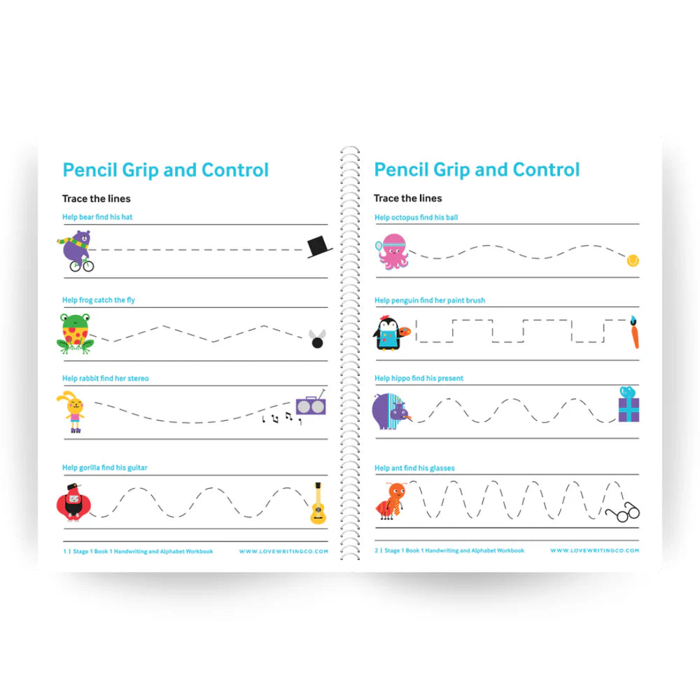 Handwriting & Alphabet Practice Book 1: Ages 3-5