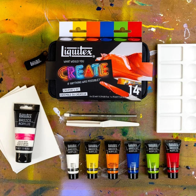 Liquitex Basic Acrylic What Would You Create Set - Creator's Set