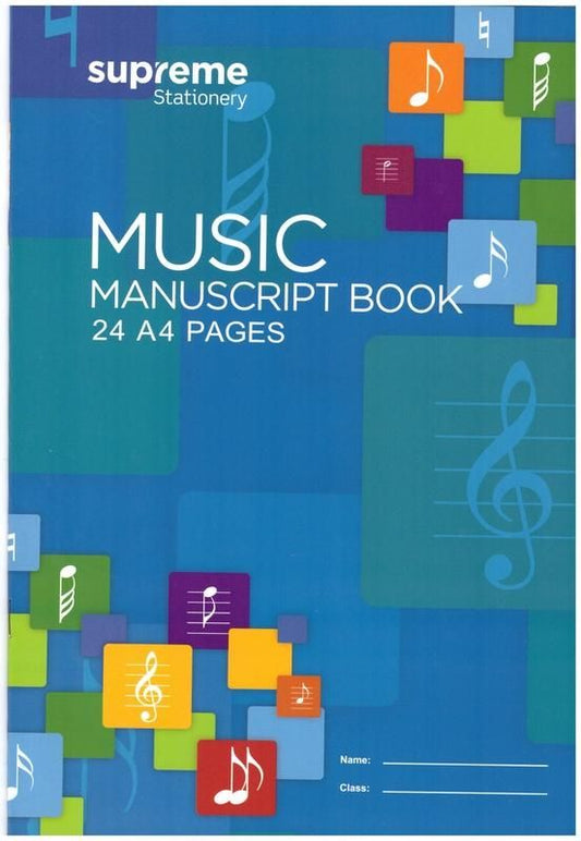 Supreme Music Manuscript Book A4