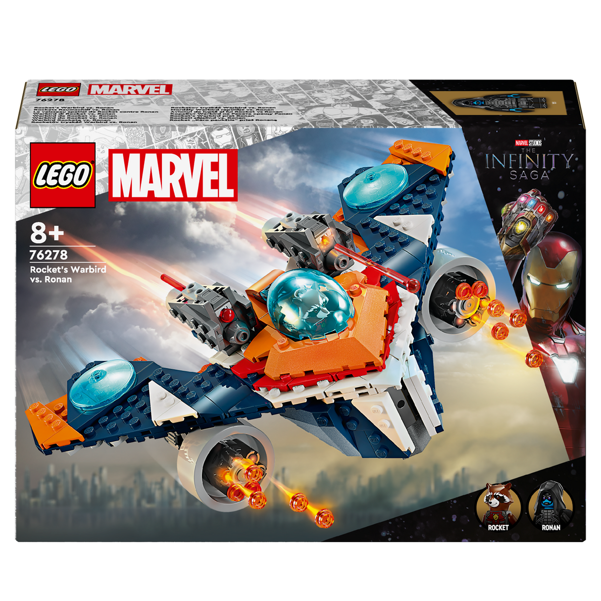 Lego Marvel Guardians of the Galaxy Rockets Warbird vs. Ronan
