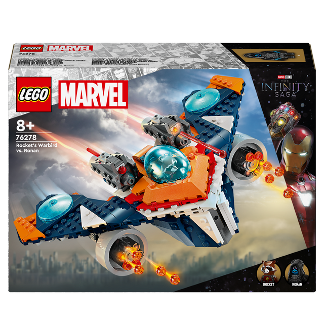 Lego Marvel Guardians of the Galaxy Rockets Warbird vs. Ronan