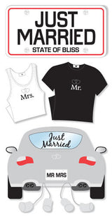 Essentials Stickers Sheet - Just Married