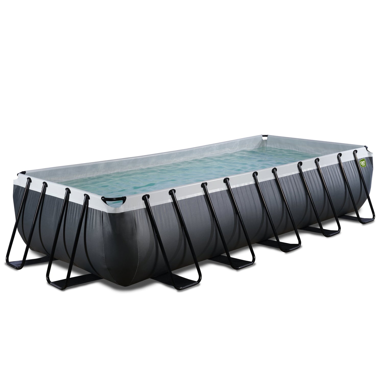 5.4m No Cover Exit Black Leather Frame Pool