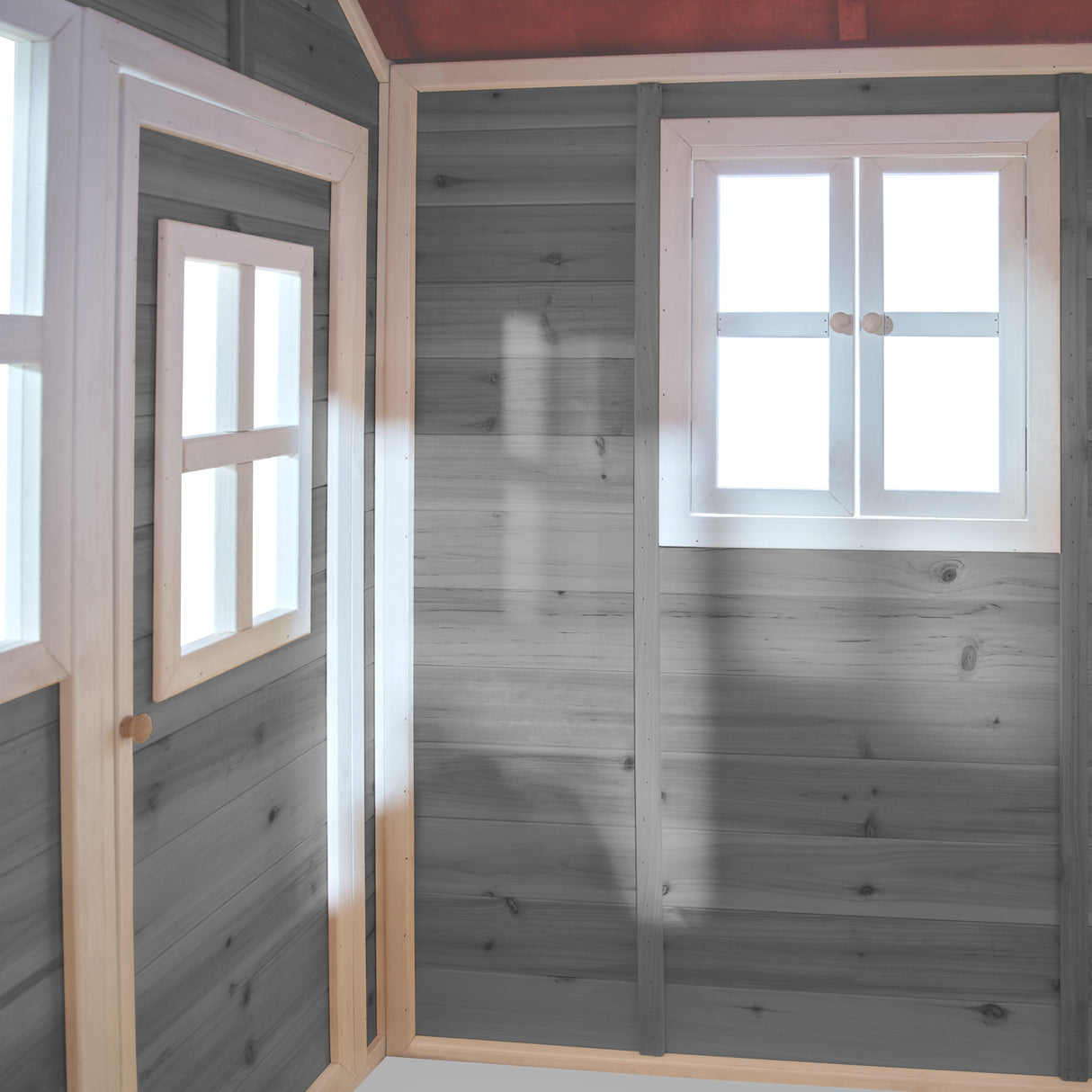 EXIT Loft 100 Wooden Playhouse - Grey
