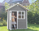 EXIT Loft 100 Wooden Playhouse - Grey