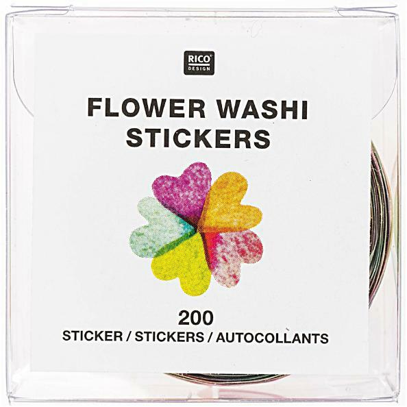 Rico Design's Flower Love/Luck Washi Stickers