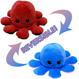 Reversible Plush Octopus 20cm Assortment