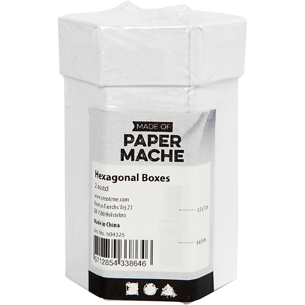 Hexagonal  boxes