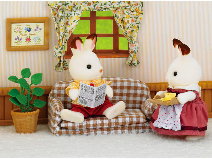 Sylvanian Families Chocolate Rabbit Father Set