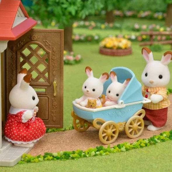 Sylvanian Families Chocolate Rabbit Twins Set
