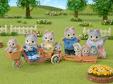 Sylvanian Families Tandem Cycling Set - Husky Sister & Brother