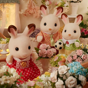 Sylvanian Families Chocolate Rabbit Family Art Hobby