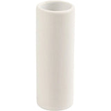 Terracotta Cylindrical Vase 11 cm - White