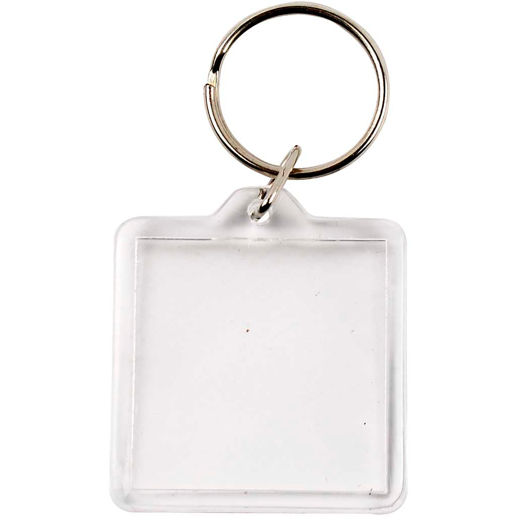 Key Rings Size 40x40mm (25 Pieces) – Art & Hobby