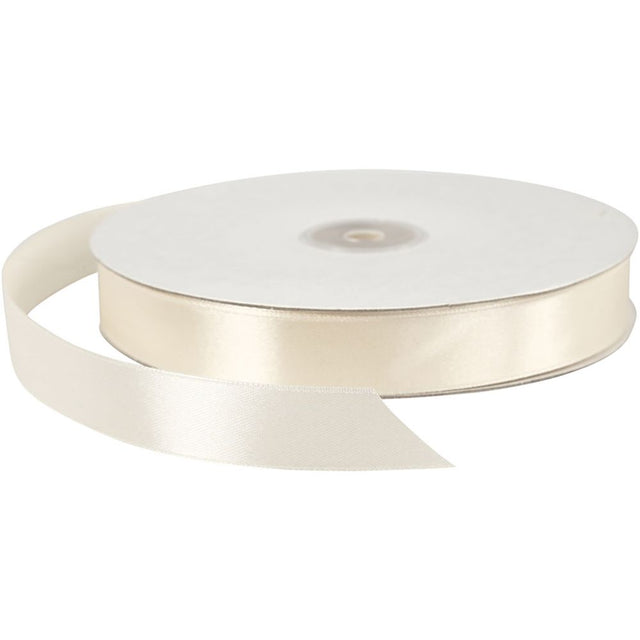 Satin Ribbon - Off-White (100m Roll)