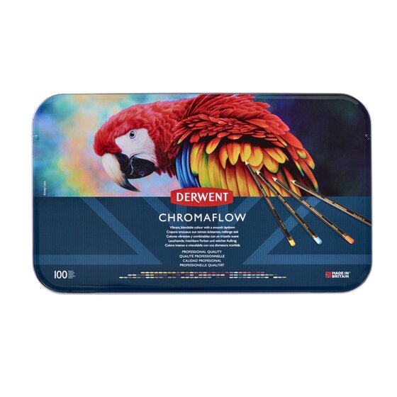 Derwent Chromaflow Pencils - 100 Tin