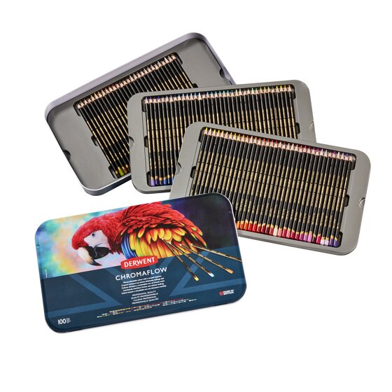 Derwent Chromaflow Pencils - 100 Tin