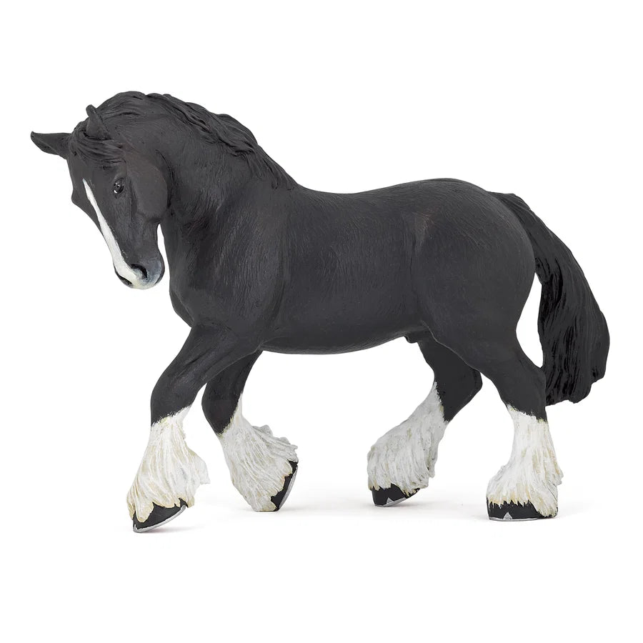 Papo Black Shire Horse
