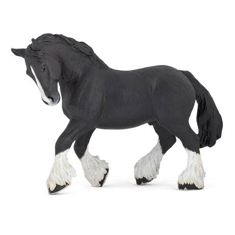 Papo Black Shire Horse