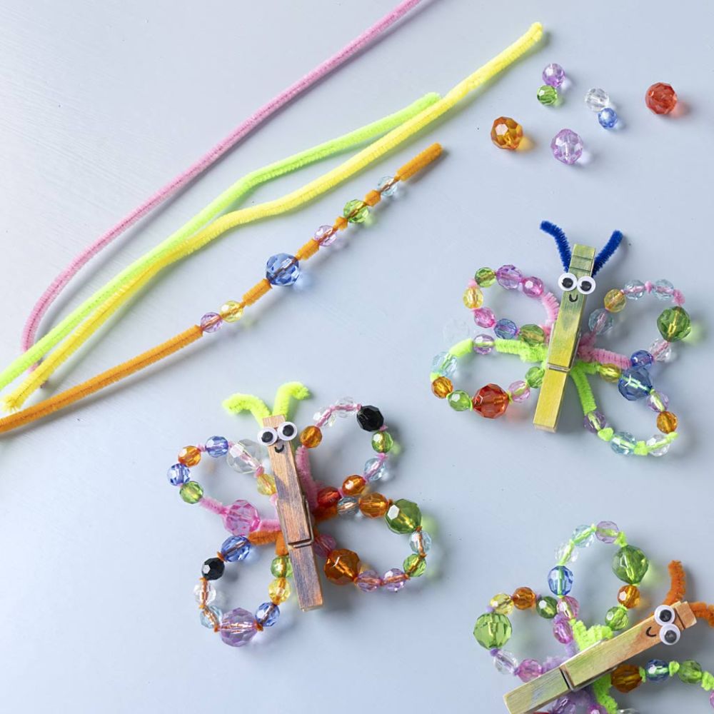 Chenille Pipecleaners L: 30cm Thickness 6mm - Colourful (25 Pack)