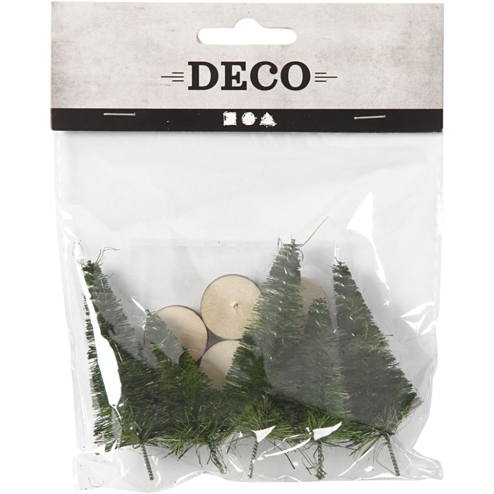 Christmas Spruce Trees - Green (5 Pack)