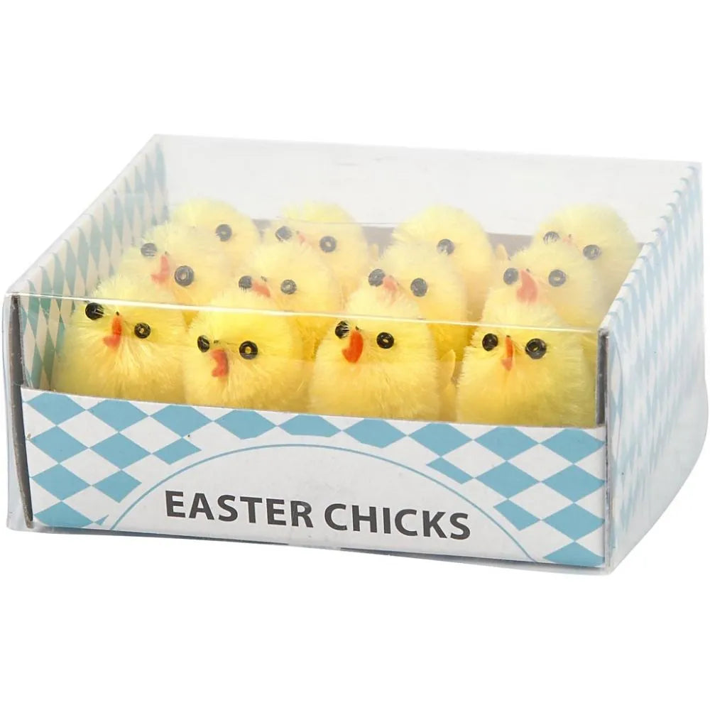 Easter Chicks - Yellow 30mm (12 Pcs)